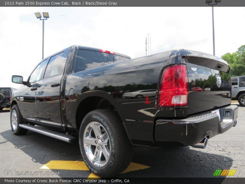 Black / Black/Diesel Gray 2013 Ram 1500 Express Crew Cab
