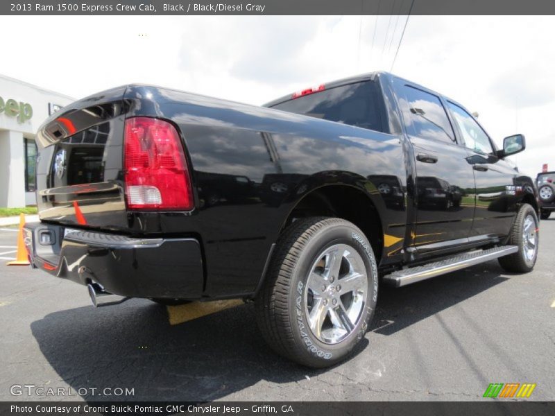 Black / Black/Diesel Gray 2013 Ram 1500 Express Crew Cab