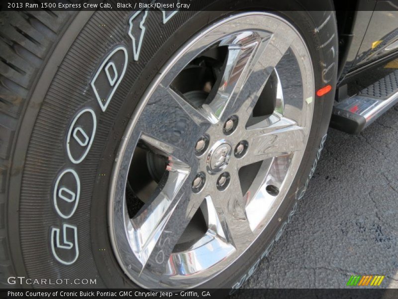 Black / Black/Diesel Gray 2013 Ram 1500 Express Crew Cab
