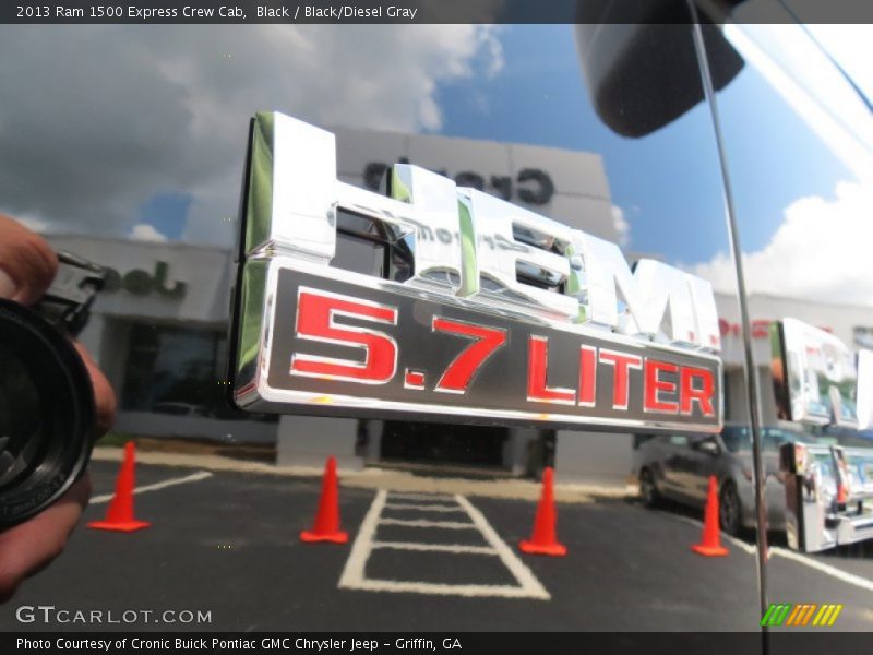 Black / Black/Diesel Gray 2013 Ram 1500 Express Crew Cab
