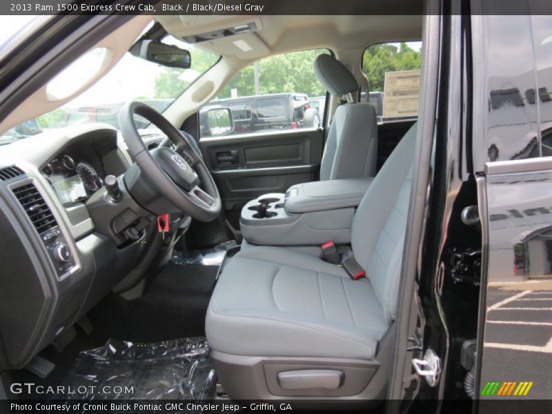 Black / Black/Diesel Gray 2013 Ram 1500 Express Crew Cab