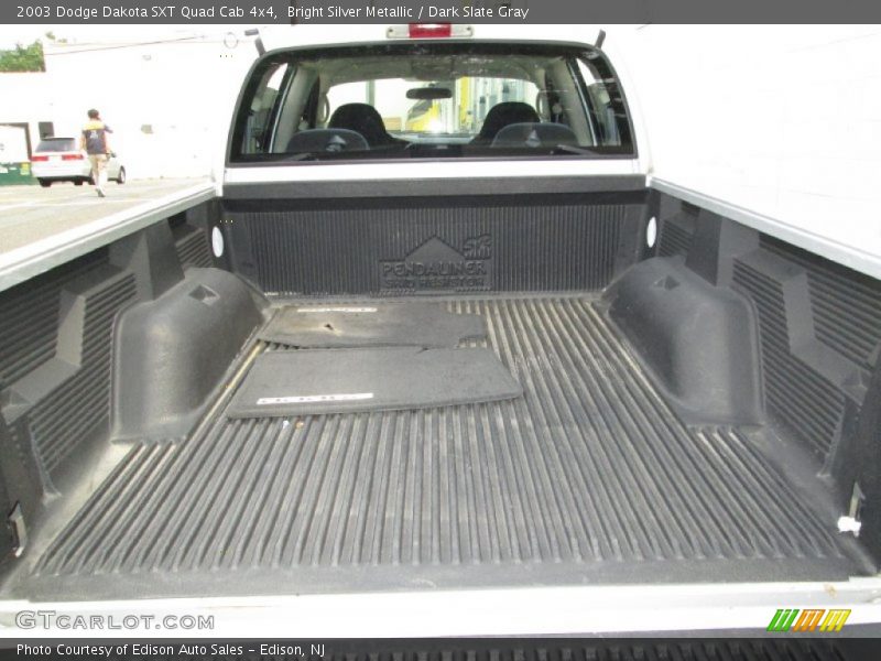Bright Silver Metallic / Dark Slate Gray 2003 Dodge Dakota SXT Quad Cab 4x4