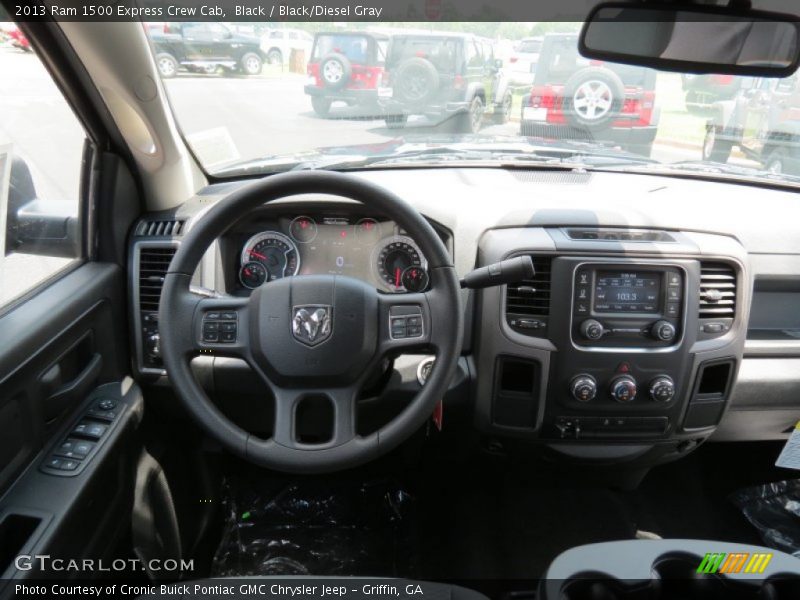 Black / Black/Diesel Gray 2013 Ram 1500 Express Crew Cab