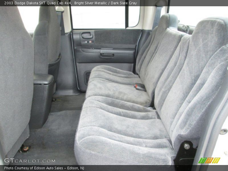 Bright Silver Metallic / Dark Slate Gray 2003 Dodge Dakota SXT Quad Cab 4x4