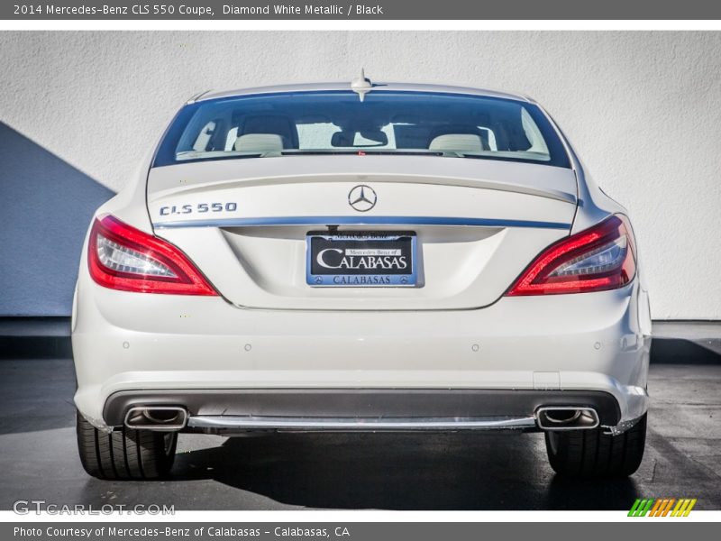 Diamond White Metallic / Black 2014 Mercedes-Benz CLS 550 Coupe