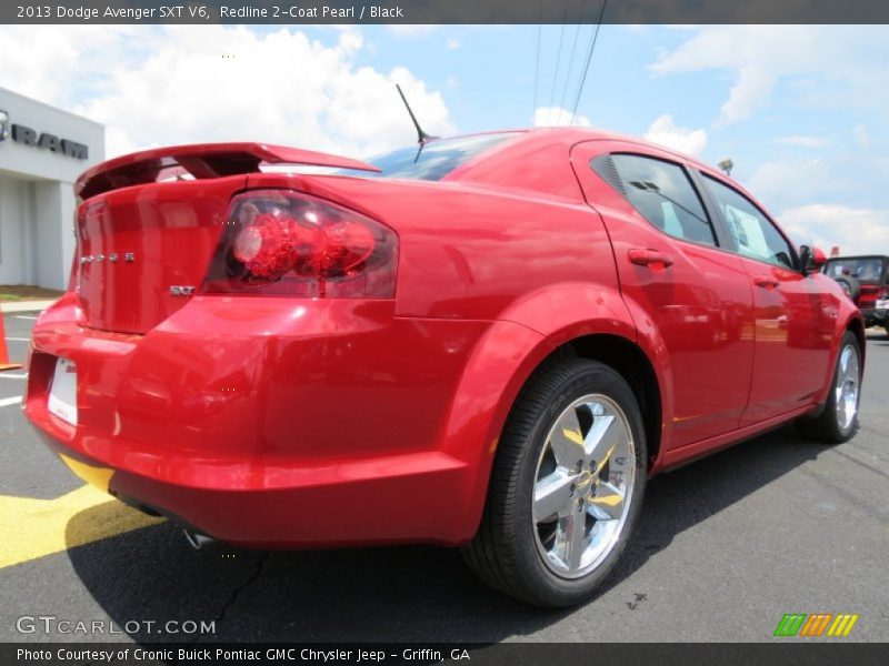 Redline 2-Coat Pearl / Black 2013 Dodge Avenger SXT V6