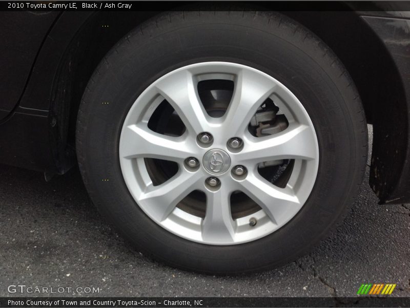 Black / Ash Gray 2010 Toyota Camry LE