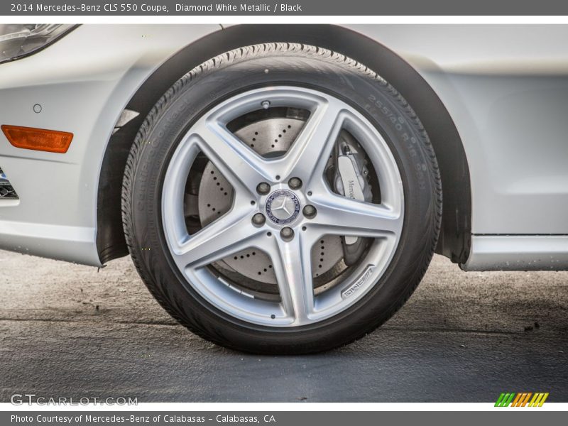 Diamond White Metallic / Black 2014 Mercedes-Benz CLS 550 Coupe