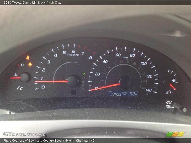 Black / Ash Gray 2010 Toyota Camry LE