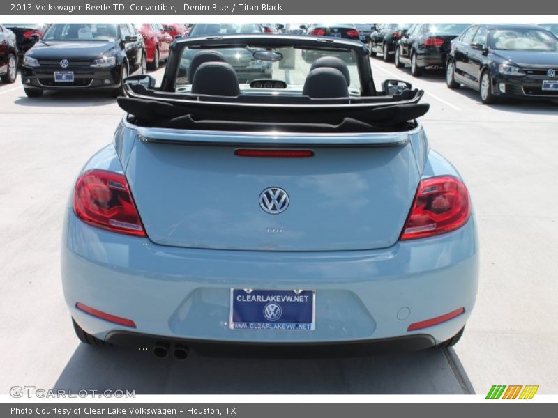 Denim Blue / Titan Black 2013 Volkswagen Beetle TDI Convertible