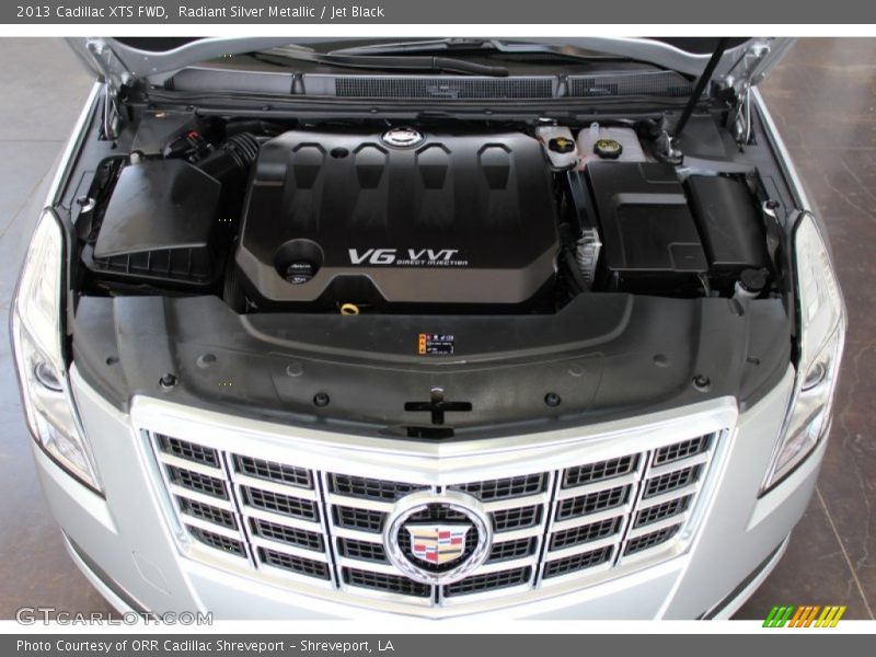 Radiant Silver Metallic / Jet Black 2013 Cadillac XTS FWD