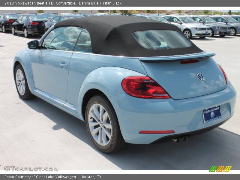 Denim Blue / Titan Black 2013 Volkswagen Beetle TDI Convertible