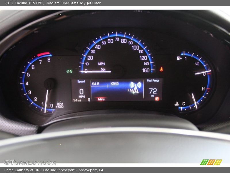 Radiant Silver Metallic / Jet Black 2013 Cadillac XTS FWD