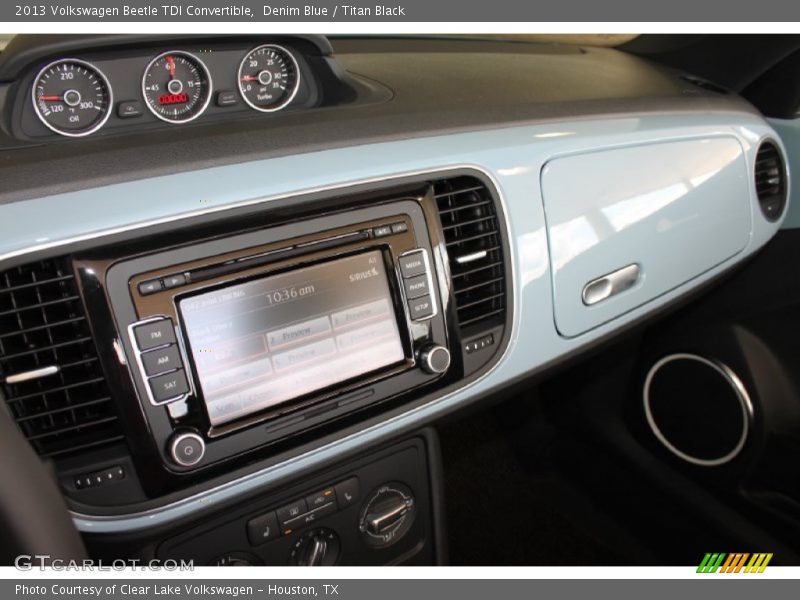 Denim Blue / Titan Black 2013 Volkswagen Beetle TDI Convertible