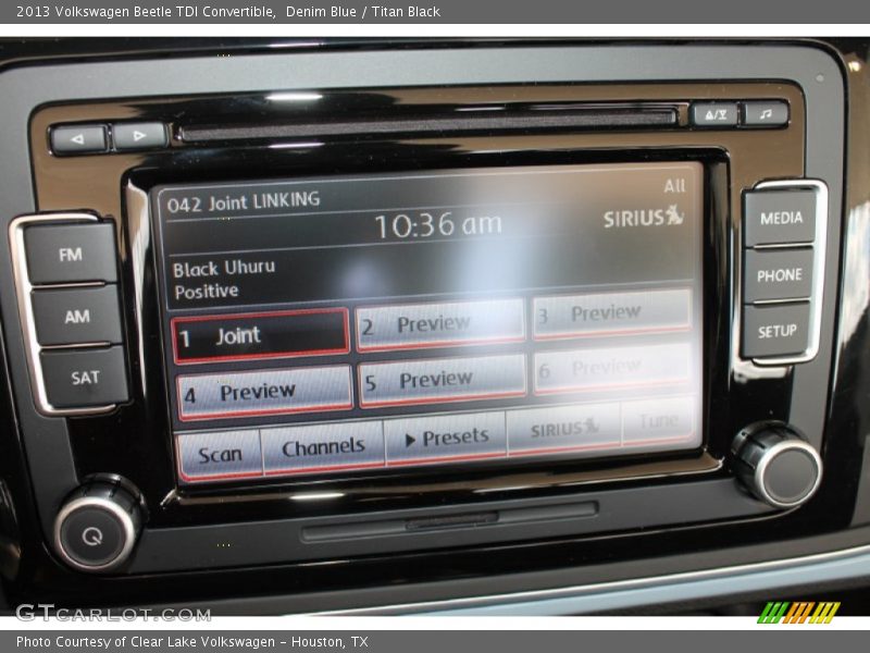 Denim Blue / Titan Black 2013 Volkswagen Beetle TDI Convertible