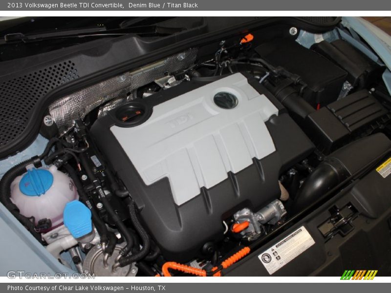 Denim Blue / Titan Black 2013 Volkswagen Beetle TDI Convertible