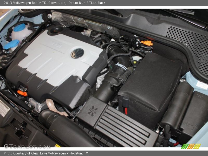 Denim Blue / Titan Black 2013 Volkswagen Beetle TDI Convertible