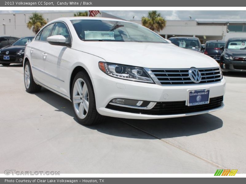 Candy White / Black 2013 Volkswagen CC Sport