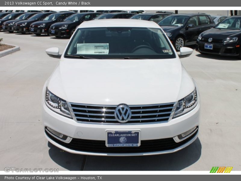 Candy White / Black 2013 Volkswagen CC Sport