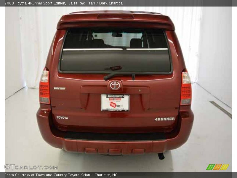 Salsa Red Pearl / Dark Charcoal 2008 Toyota 4Runner Sport Edition