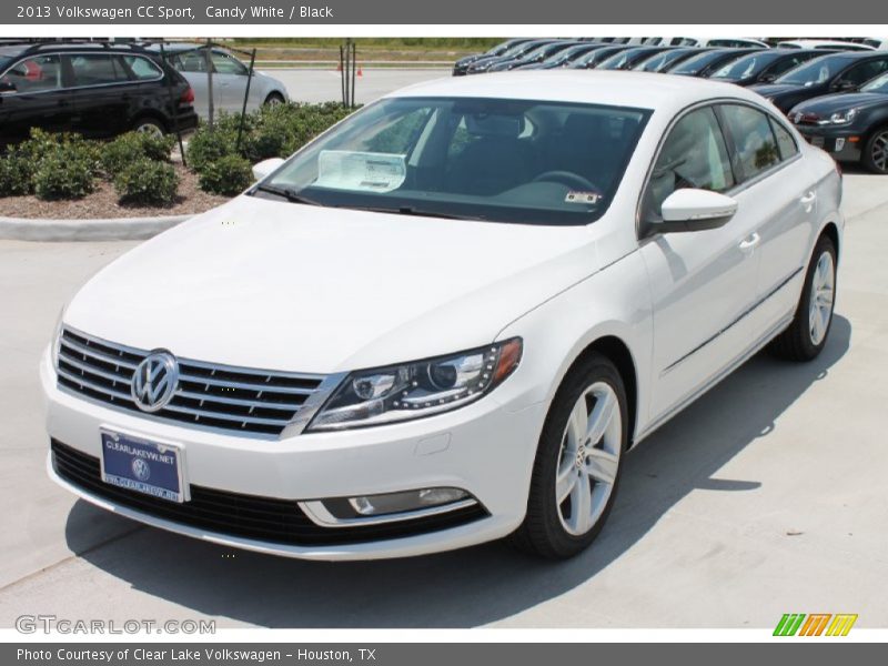 Candy White / Black 2013 Volkswagen CC Sport