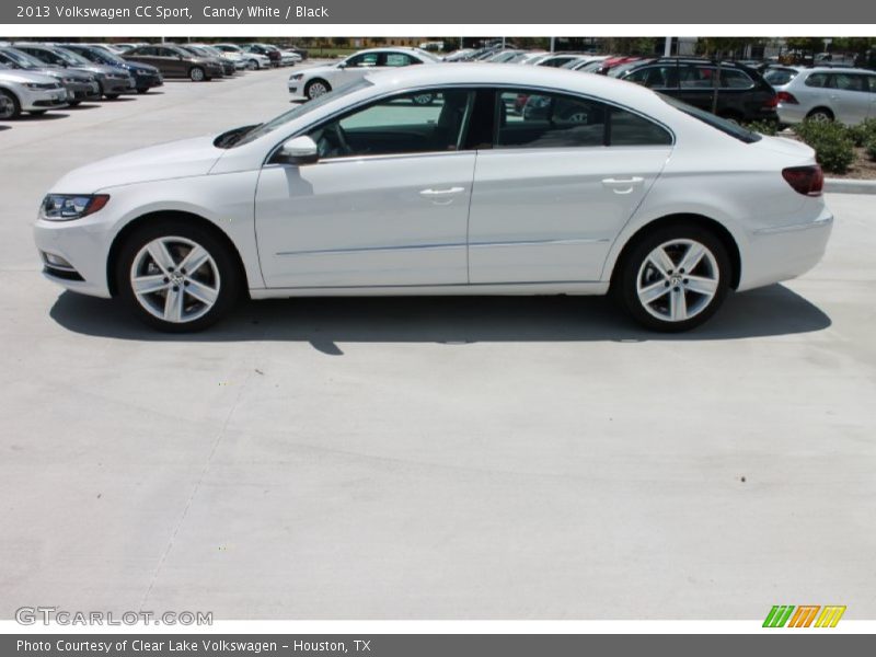 Candy White / Black 2013 Volkswagen CC Sport