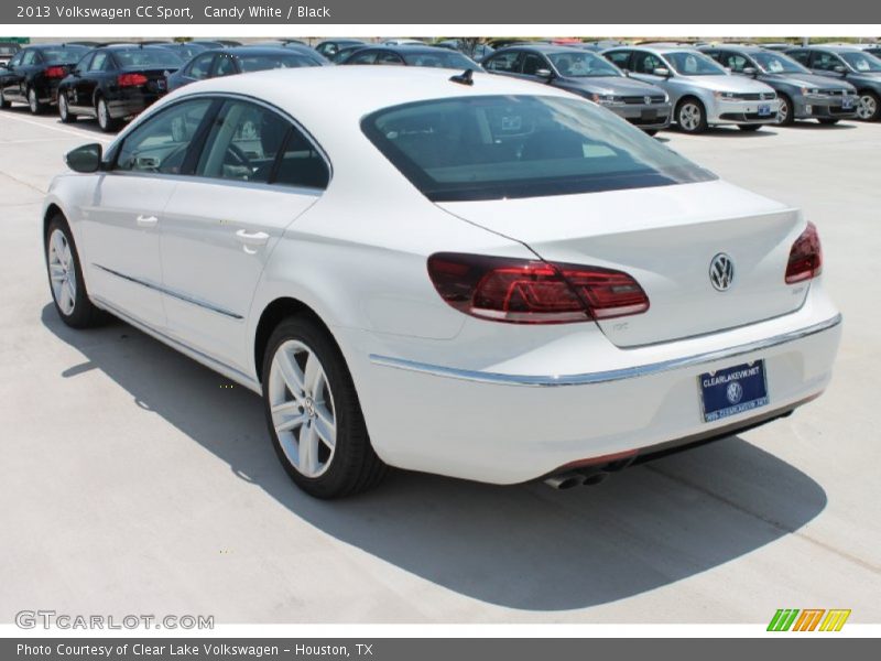 Candy White / Black 2013 Volkswagen CC Sport