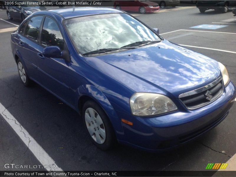 Cobalt Blue Metallic / Grey 2006 Suzuki Forenza Sedan