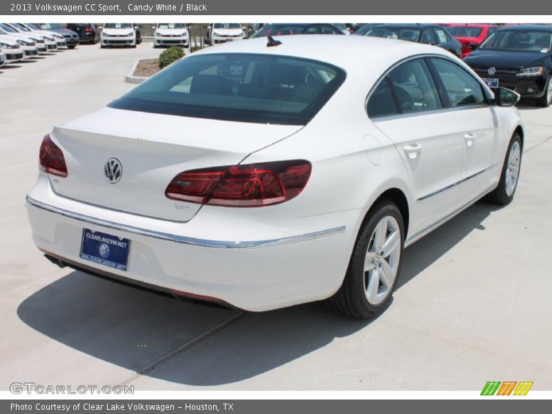 Candy White / Black 2013 Volkswagen CC Sport