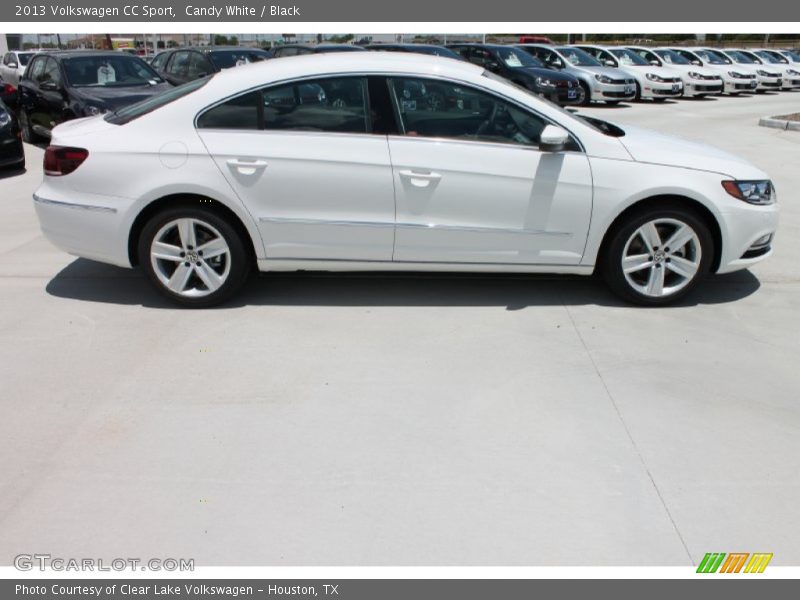 Candy White / Black 2013 Volkswagen CC Sport