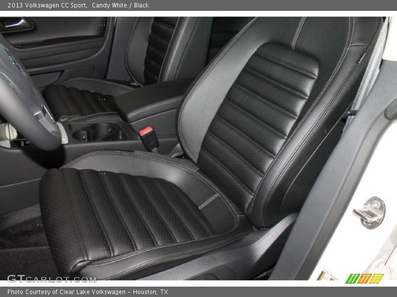 Candy White / Black 2013 Volkswagen CC Sport