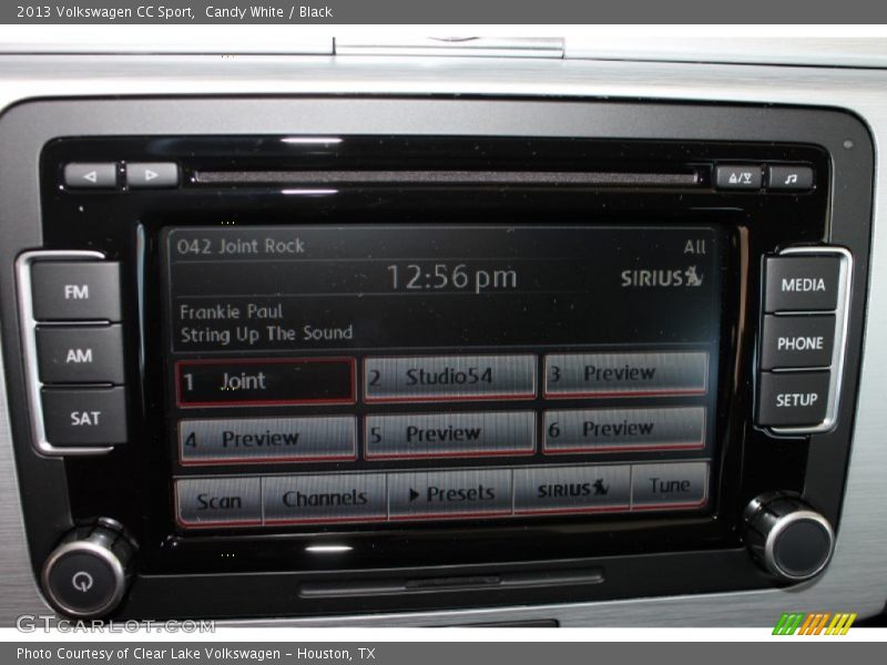 Candy White / Black 2013 Volkswagen CC Sport