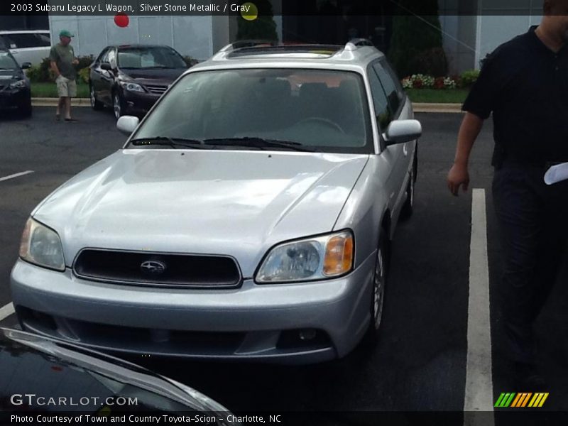 Silver Stone Metallic / Gray 2003 Subaru Legacy L Wagon
