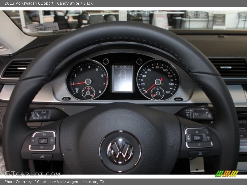 Candy White / Black 2013 Volkswagen CC Sport