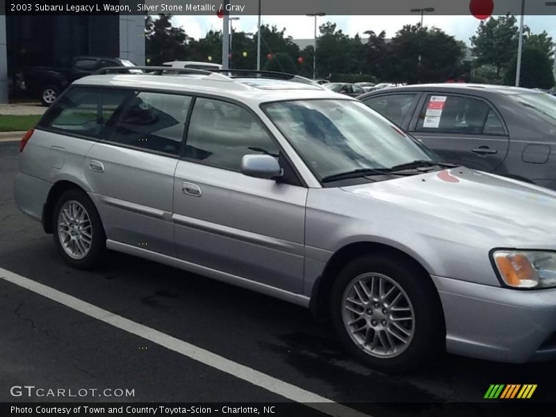 Silver Stone Metallic / Gray 2003 Subaru Legacy L Wagon