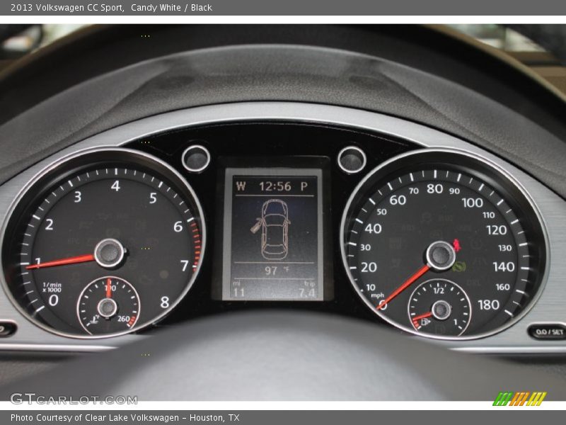 Candy White / Black 2013 Volkswagen CC Sport