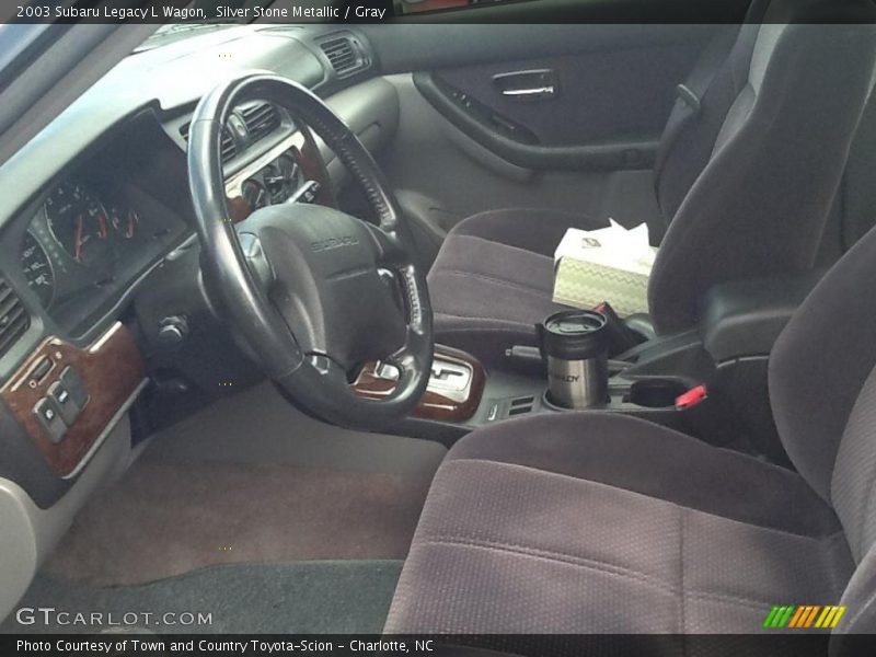 Silver Stone Metallic / Gray 2003 Subaru Legacy L Wagon