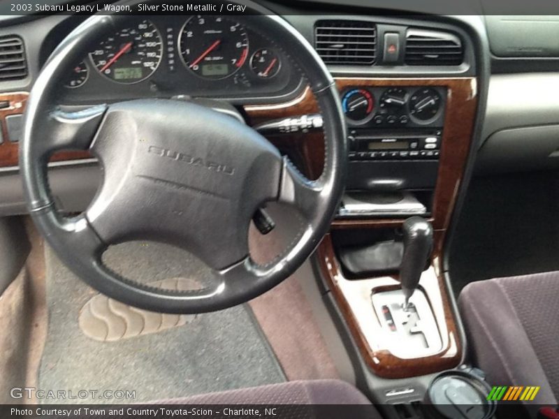 Silver Stone Metallic / Gray 2003 Subaru Legacy L Wagon