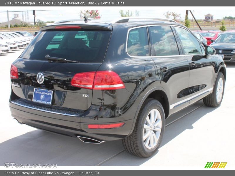 Black / Cornsilk Beige 2013 Volkswagen Touareg TDI Sport 4XMotion