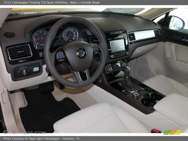 Black / Cornsilk Beige 2013 Volkswagen Touareg TDI Sport 4XMotion