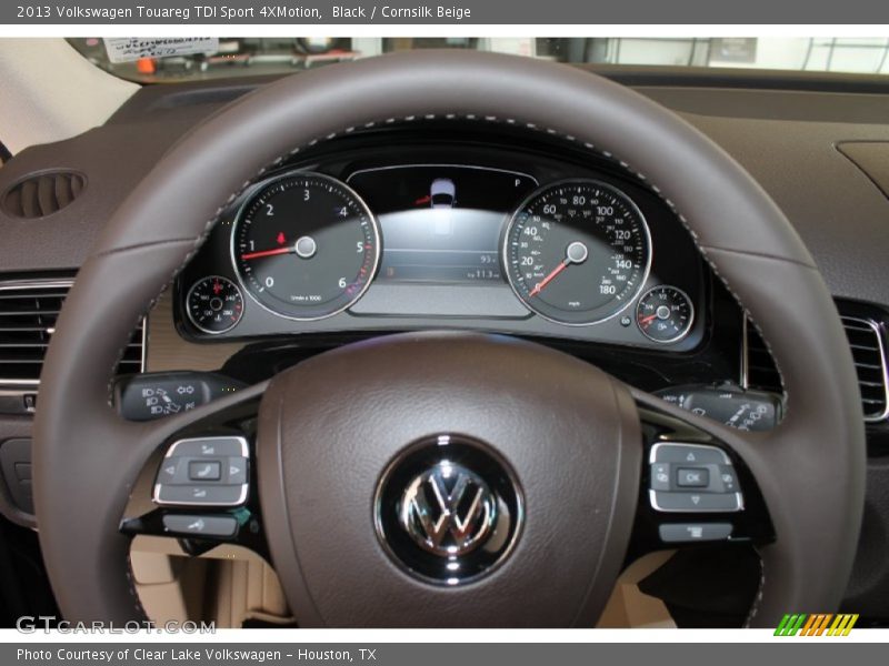 Black / Cornsilk Beige 2013 Volkswagen Touareg TDI Sport 4XMotion