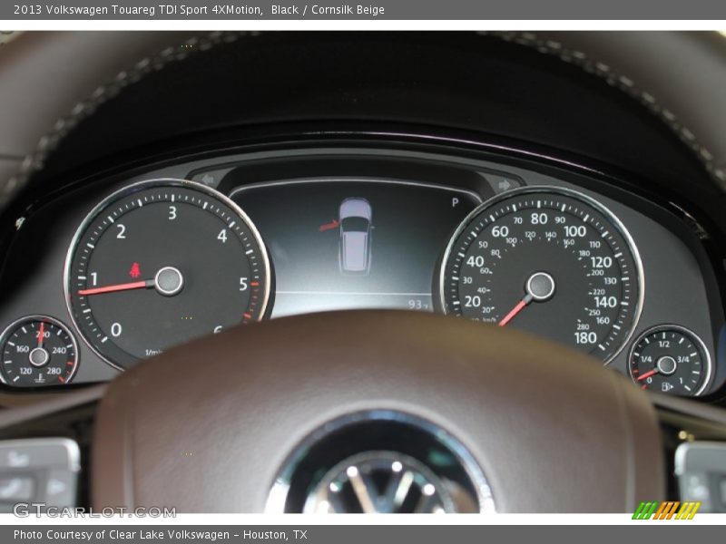 Black / Cornsilk Beige 2013 Volkswagen Touareg TDI Sport 4XMotion