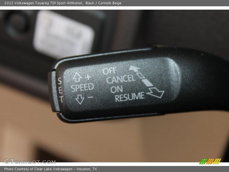 Black / Cornsilk Beige 2013 Volkswagen Touareg TDI Sport 4XMotion