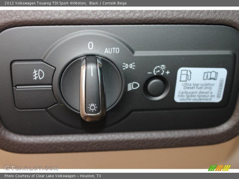 Black / Cornsilk Beige 2013 Volkswagen Touareg TDI Sport 4XMotion