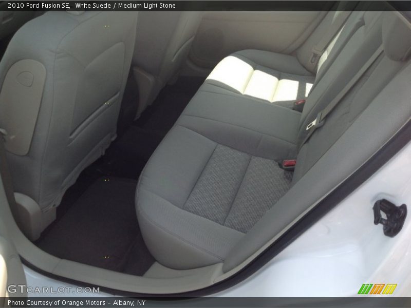 White Suede / Medium Light Stone 2010 Ford Fusion SE