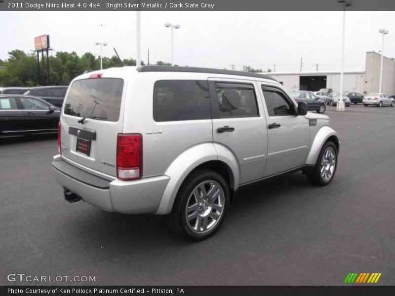 Bright Silver Metallic / Dark Slate Gray 2011 Dodge Nitro Heat 4.0 4x4