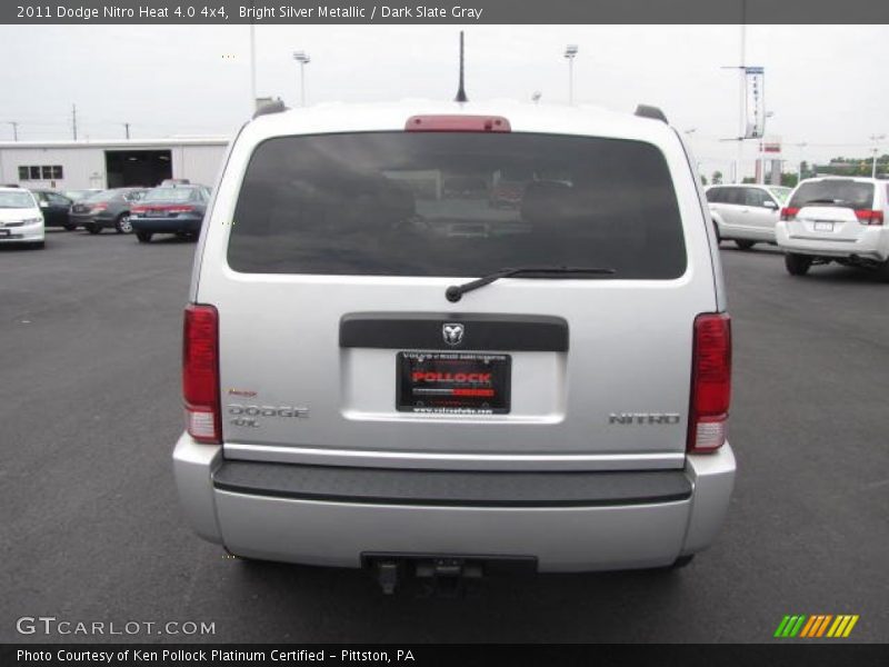 Bright Silver Metallic / Dark Slate Gray 2011 Dodge Nitro Heat 4.0 4x4