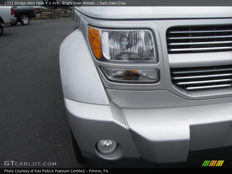 Bright Silver Metallic / Dark Slate Gray 2011 Dodge Nitro Heat 4.0 4x4