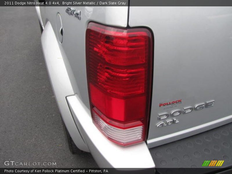 Bright Silver Metallic / Dark Slate Gray 2011 Dodge Nitro Heat 4.0 4x4
