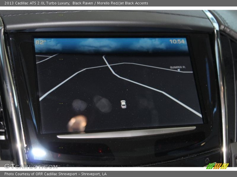 Black Raven / Morello Red/Jet Black Accents 2013 Cadillac ATS 2.0L Turbo Luxury